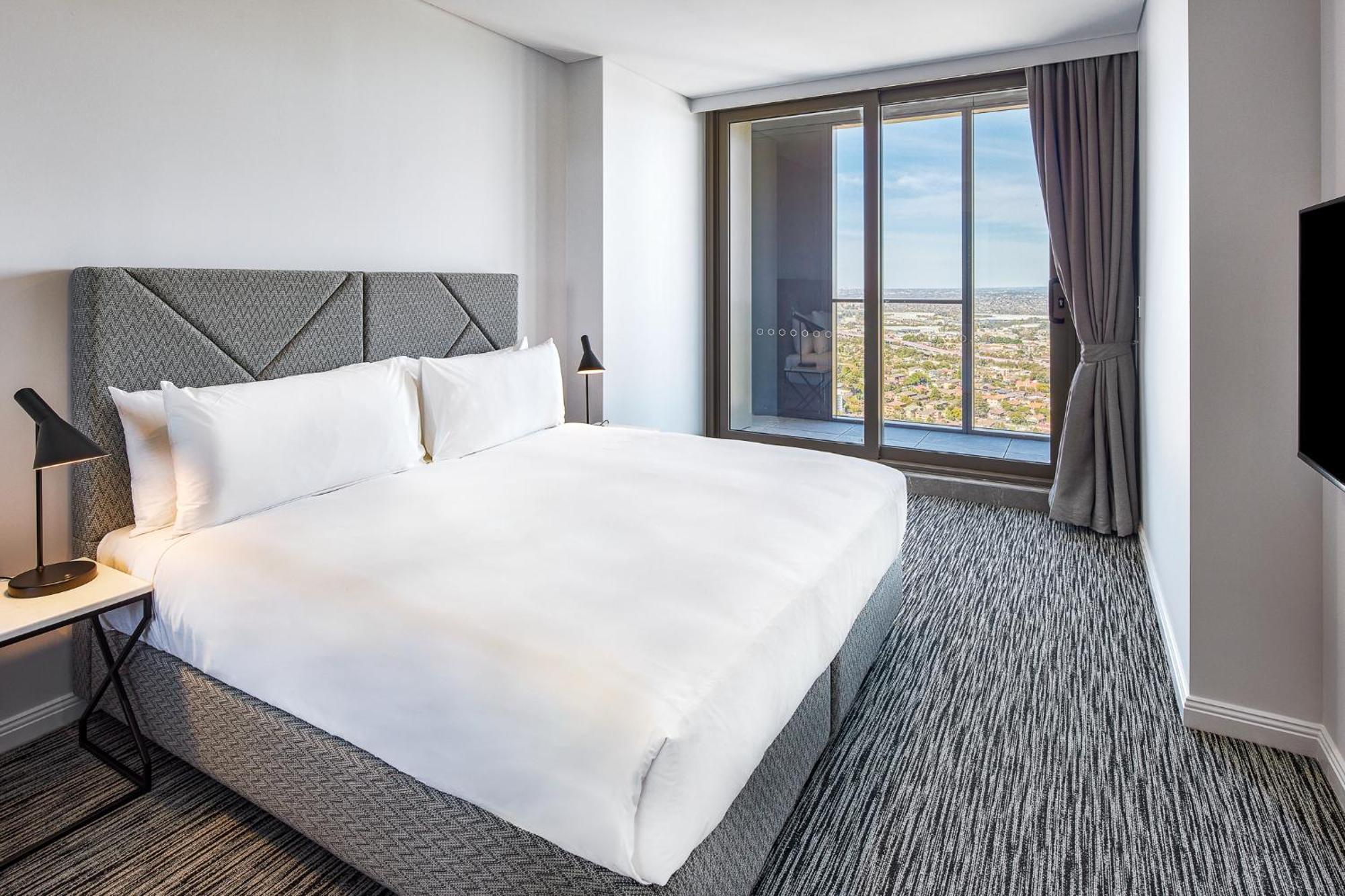 Meriton Suites George Street, Parramatta Sidney Exterior foto
